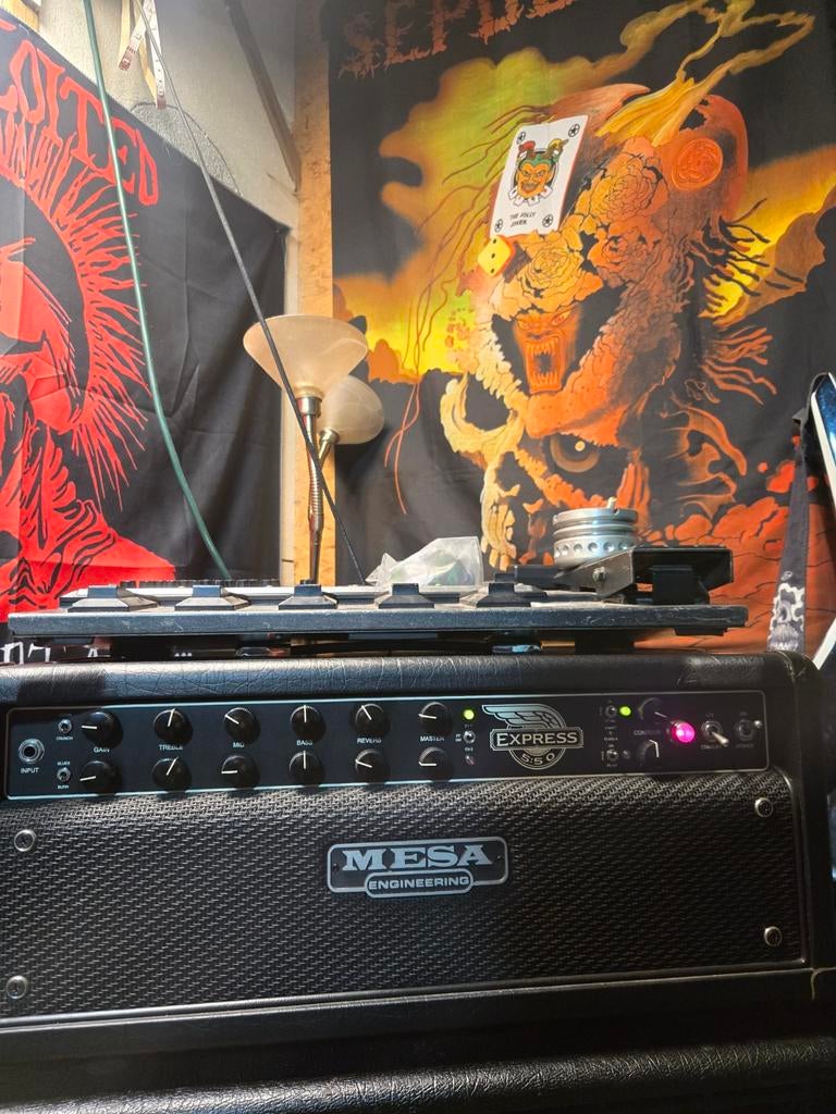 Mesa boogie express 5:50 head, Muziek en Instrumenten, Ophalen, Gebruikt, Minder dan 50 watt