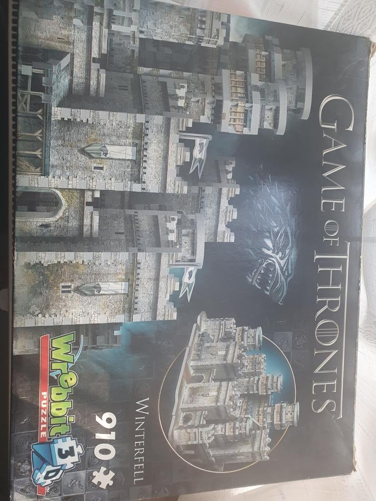 Game of Thrones puzzle 3D, Enlèvement, Plus de 50 pièces, Utilisé