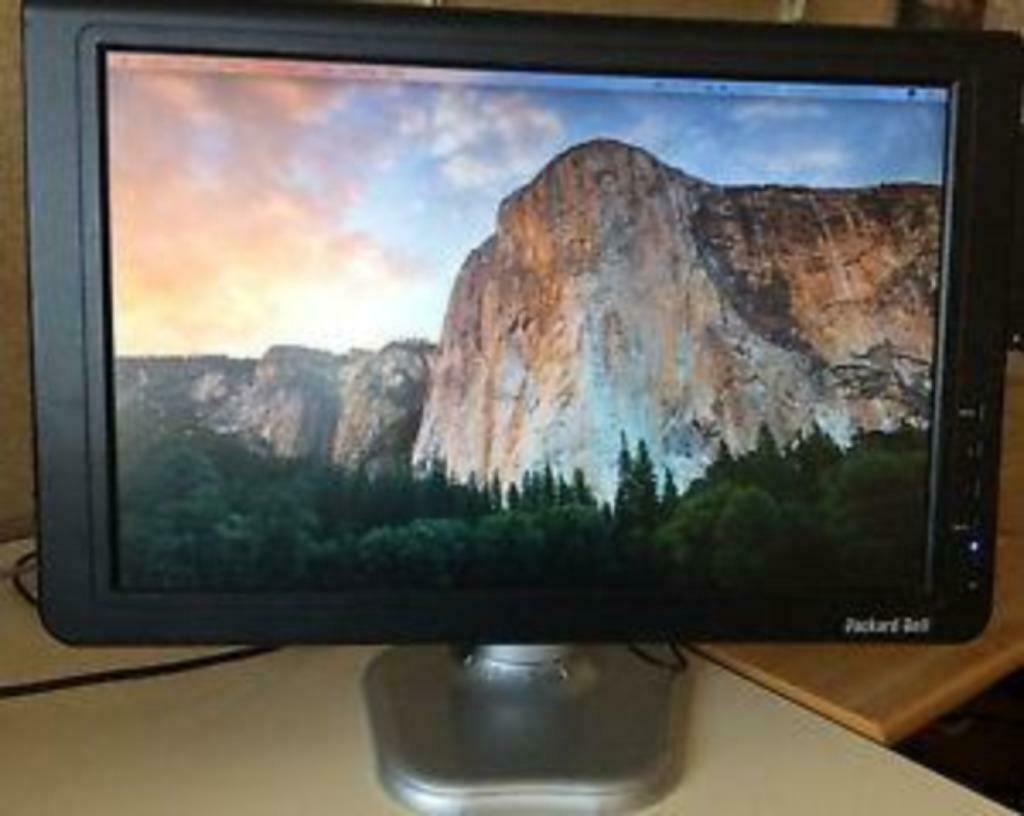 ecran packard bell 19'' 16/9, Computers en Software, Monitoren, Ophalen, Gebruikt