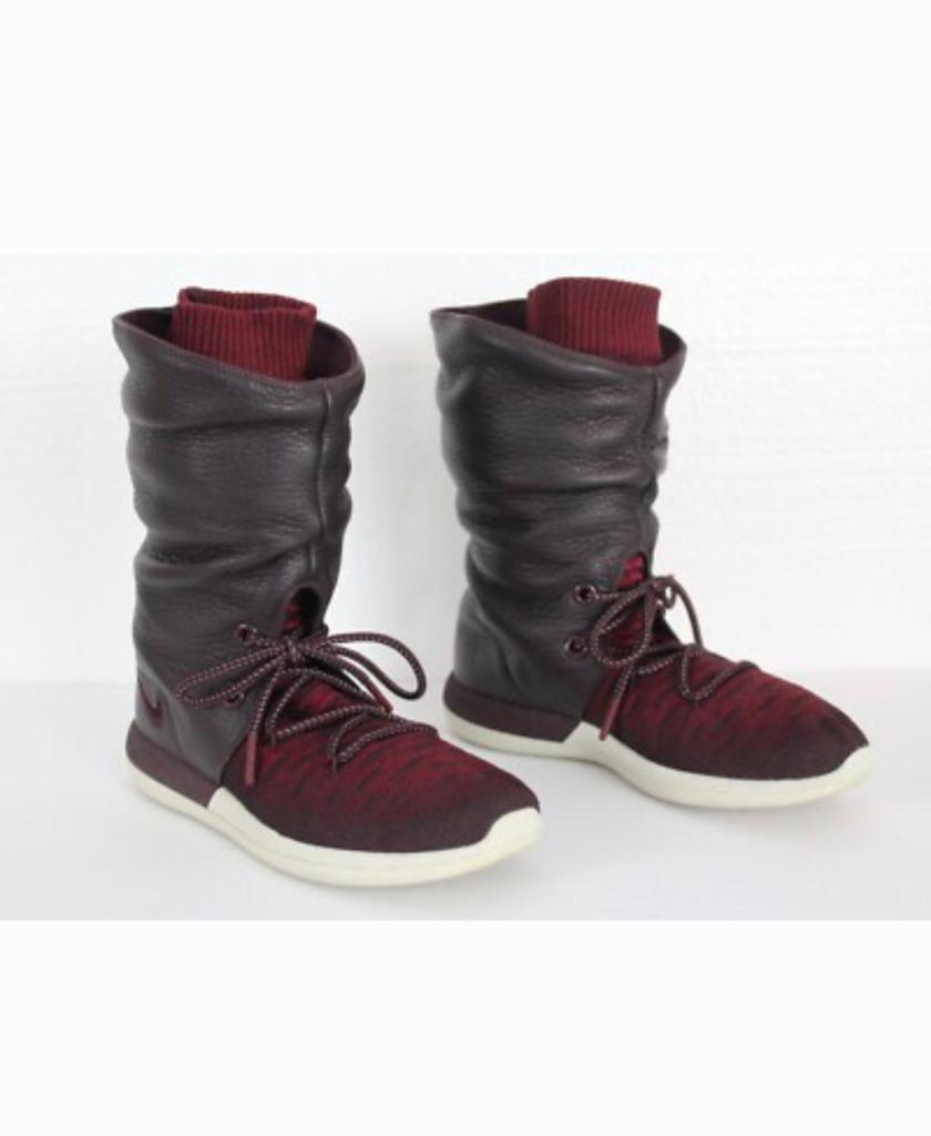Nike Roshe Two Flyknit hoge, diepe bordeauxrode, maat 40, Overige kleuren, Nike, Ophalen of Verzenden, Zo goed als nieuw