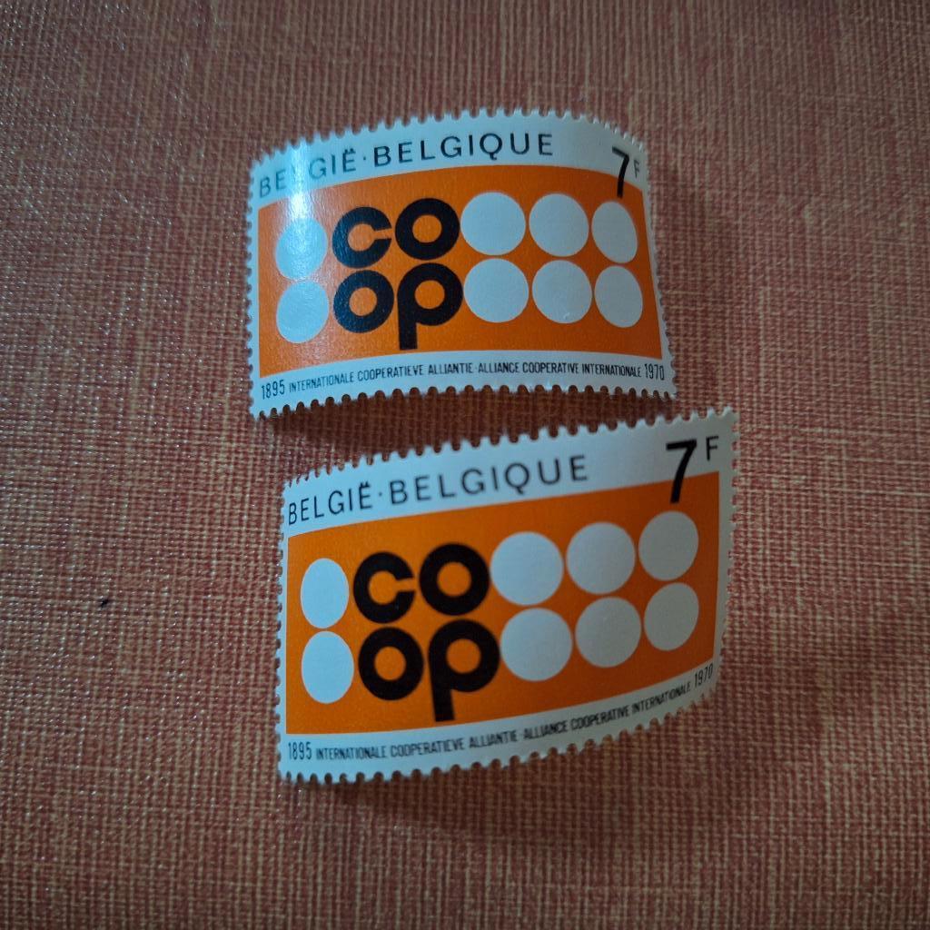 2 Belgische postzegels, Ophalen of Verzenden, Postfris