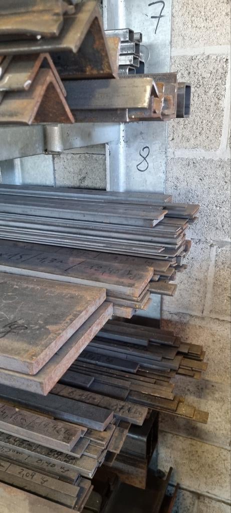 Ijzer in verschillende maten en in lengte, Doe-het-zelf en Bouw, Platen en Panelen, Ophalen, Nieuw