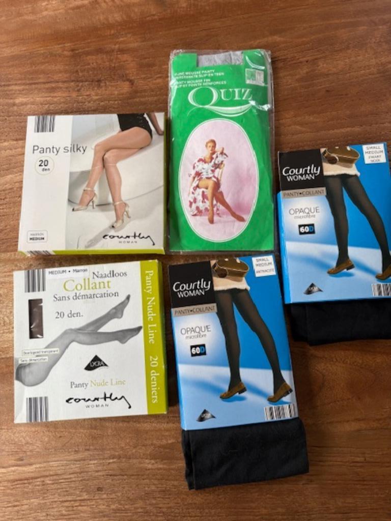 5 Paar panty's nieuw, Zwart, Nieuw, Maat 40/42 (M), Ophalen of Verzenden