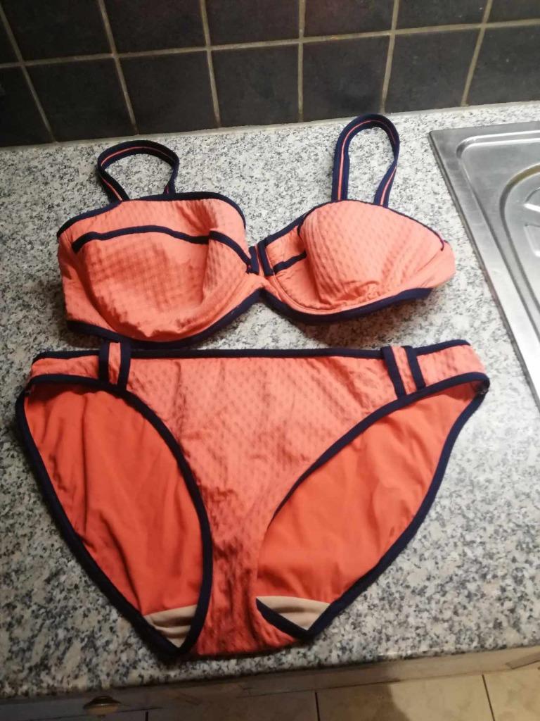 Bikini oranje / blauw merk prima donna – maat eu 80 d / fr 9, Kleding | Dames, Badmode en Zwemkleding, Oranje, Ophalen of Verzenden