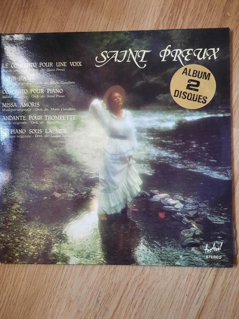 SAINT PREUX 2 x 33 toeren vinylplaten, Ophalen of Verzenden, Zo goed als nieuw, 12 inch