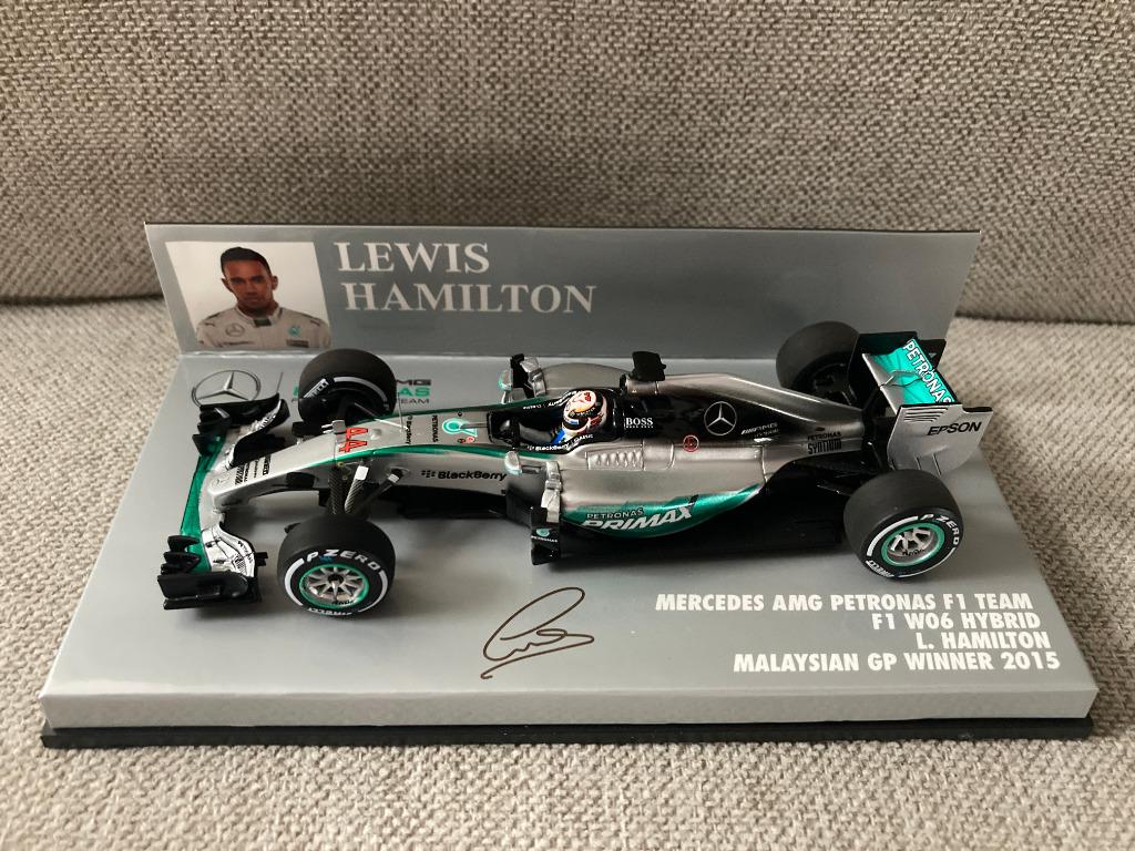 Lewis Hamilton 1:43 Winner Malaysian GP 2015 Mercedes F1, Ophalen of Verzenden, Nieuw, Formule 1