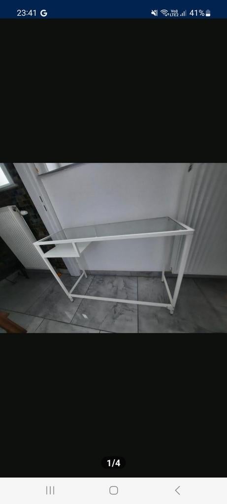 Table 100x36cm H.75CM super état, Caravanes & Camping, Enlèvement, Comme neuf