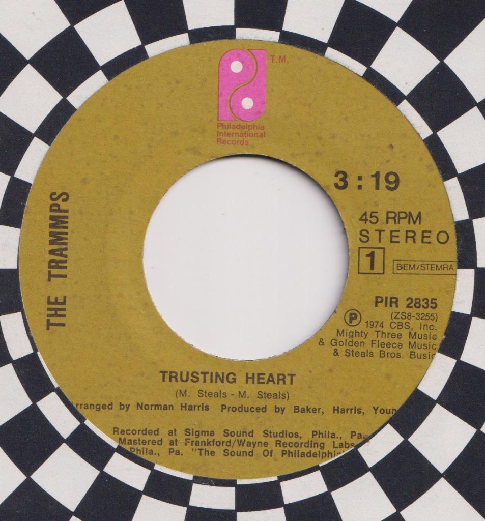 The Trammps - Trusting heart / Down three dark streets - SOU, Ophalen of Verzenden, Gebruikt, R&B en Soul