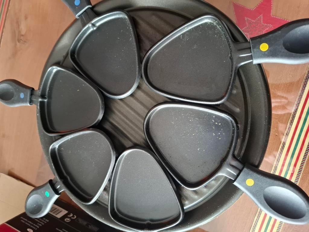 Raclette toestel, Ophalen, Gebruikt