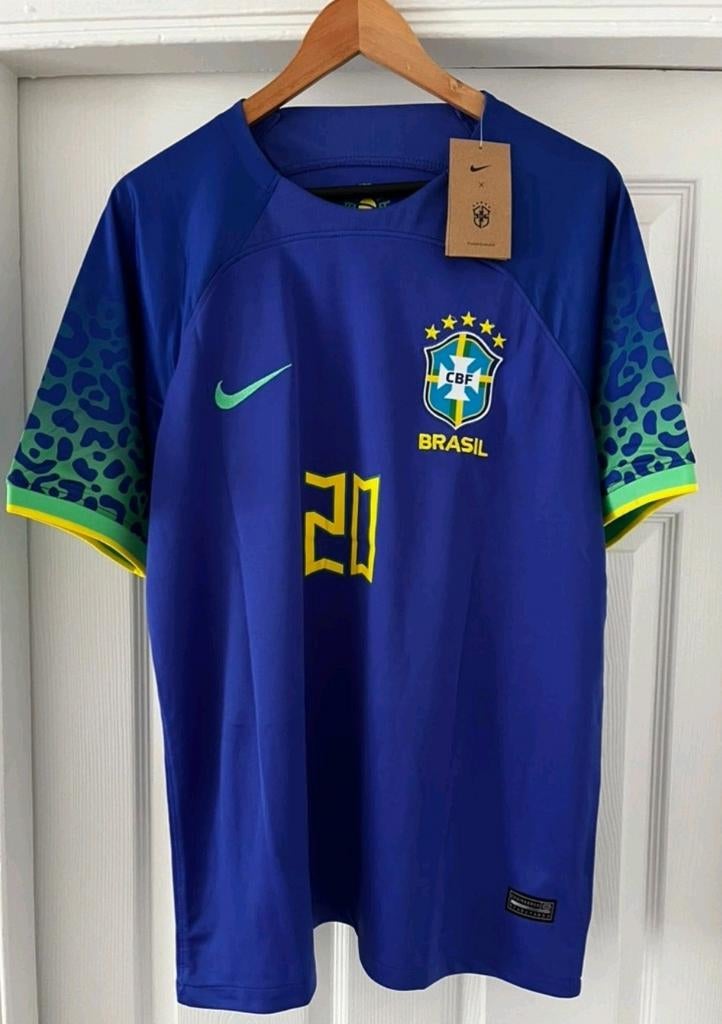 Brazilië Vini JR Voetbal Uitshirt Nieuw Origineel 2024, Verzenden, Zo goed als nieuw