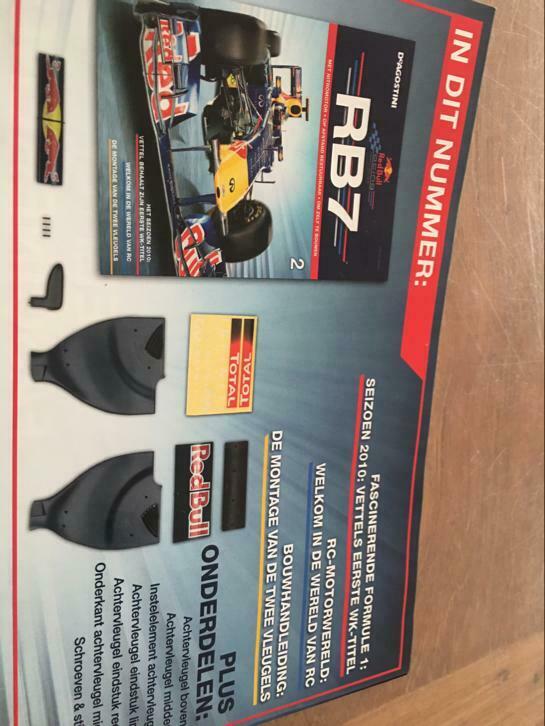 Gezocht onderdeeltjes modelbouw red bull 7 rc deagostini, Ophalen, Gebruikt