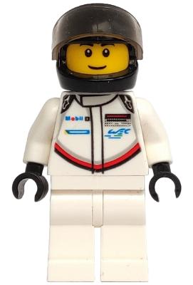Lego figuur sc058 Porsche 911 RSR Driver / F1, Ophalen of Verzenden, Zo goed als nieuw, Losse stenen, Lego