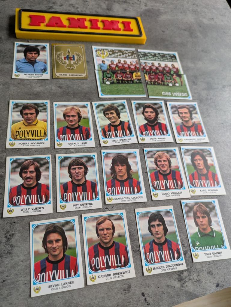 AUTOCOLLANTS PANINI FOOTBALL 77 FC LIEGE 20 1977 foot, Envoi, Neuf