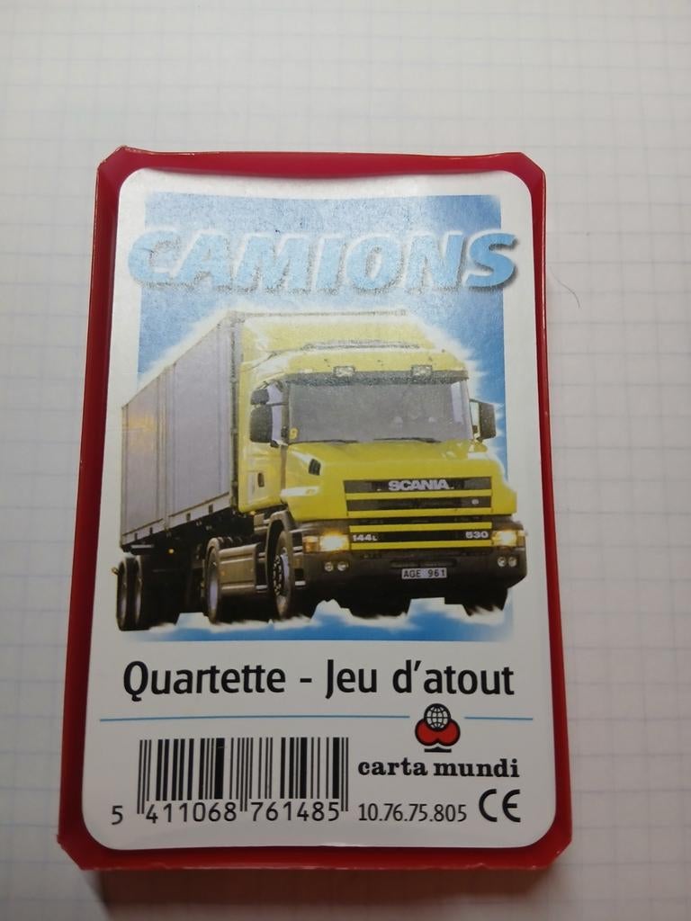 Cartes atout camions., Collections, Enlèvement ou Envoi