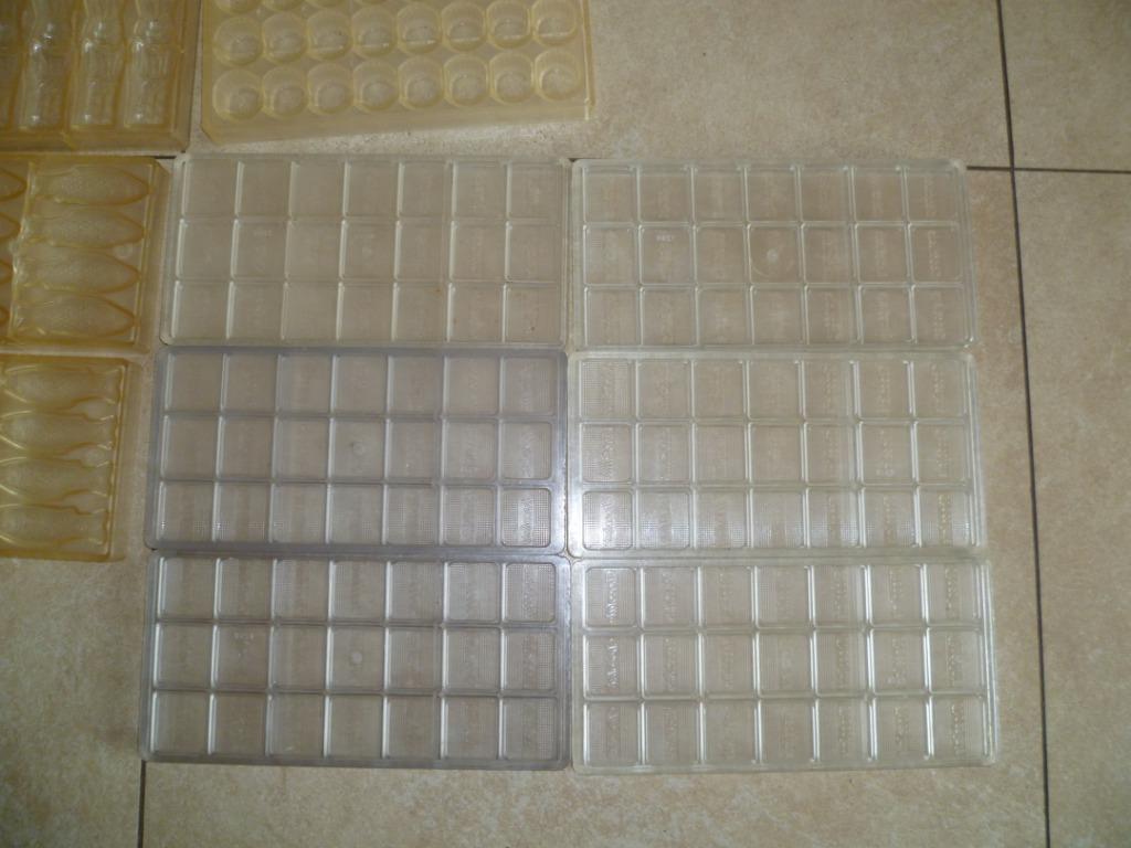 Moules professionnels pour pralines- chocolat.Polycarbonat, Enlèvement ou Envoi, Utilisé