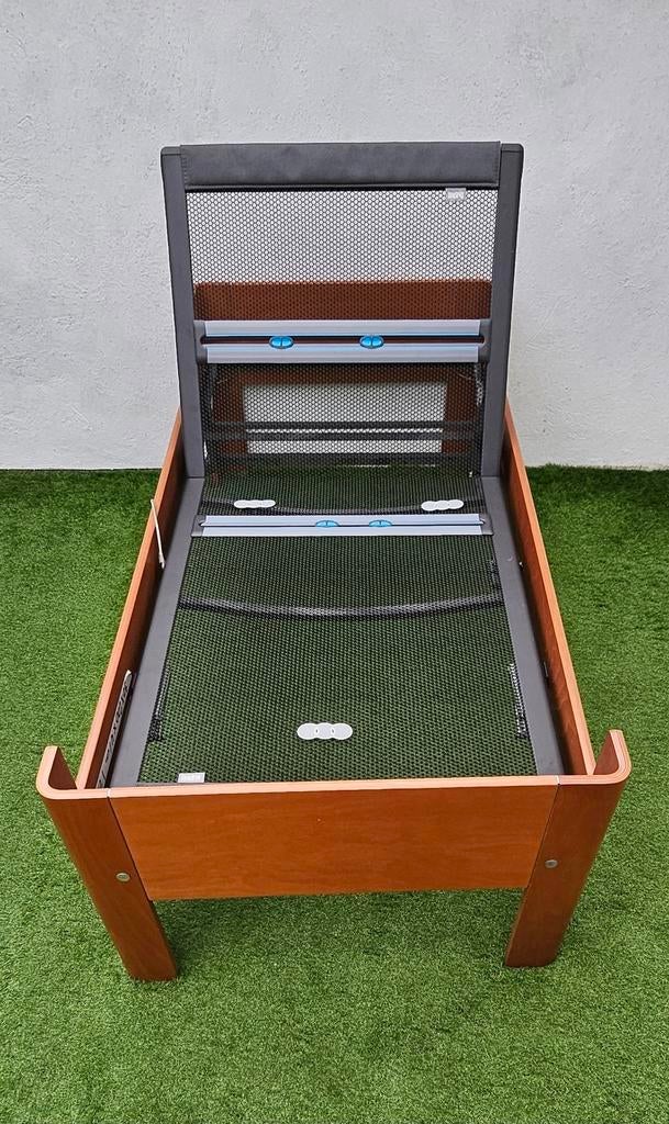 Auping Auronde Bed 90x200cm 48cm hoog Handverstelbaar, Huis en Inrichting, Ophalen of Verzenden, Zo goed als nieuw