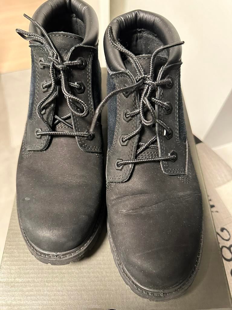 Zwarte bottines Timberland, Chaussures de marche, Enlèvement ou Envoi, Timberland, Porté