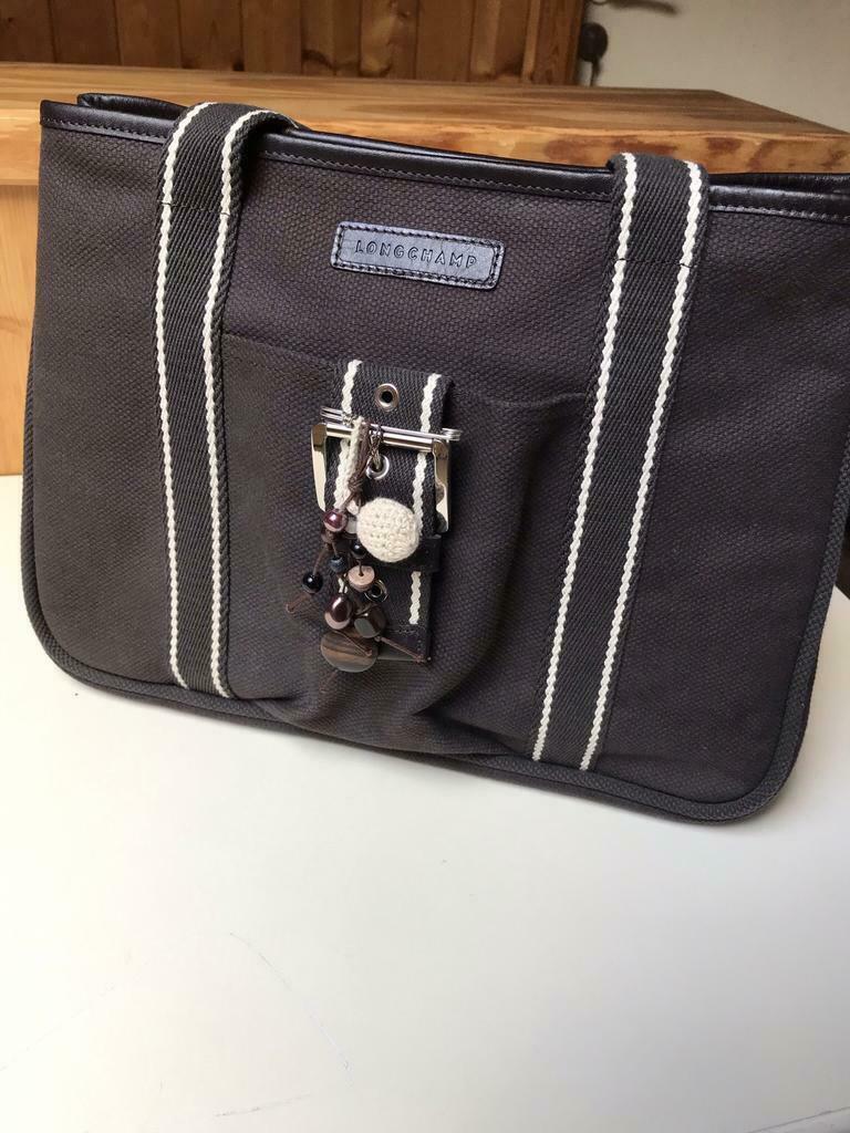 Sac LONGCHAMP, 30 à 40 cm, 30 à 40 cm, Brun, Utilisé