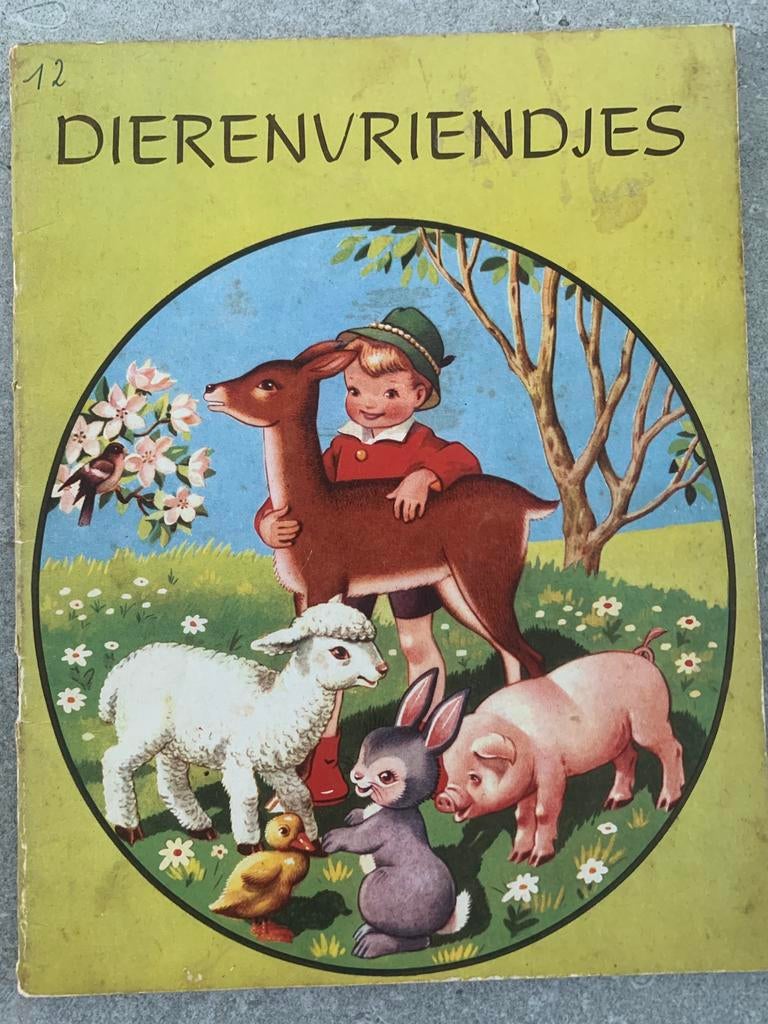 Kinderboek Dierenvriendjes, Antiek en Kunst, Ophalen