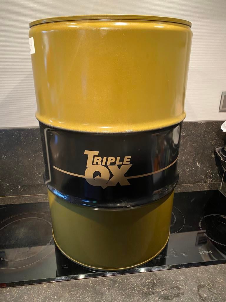 olieblik 60 liter TRIPLE QX wondermooi, Enlèvement, Comme neuf, Autre, Autres marques
