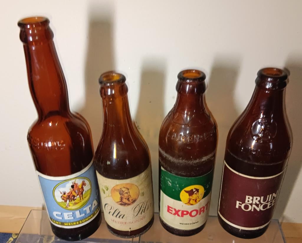 Meiresonne 4 verschillende flesjes met etiket, Enlèvement ou Envoi, Utilisé, Bouteille(s)