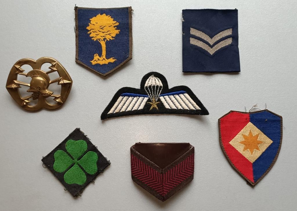 Vintage militaire applicaties/ badges, Verzamelen, Ophalen of Verzenden