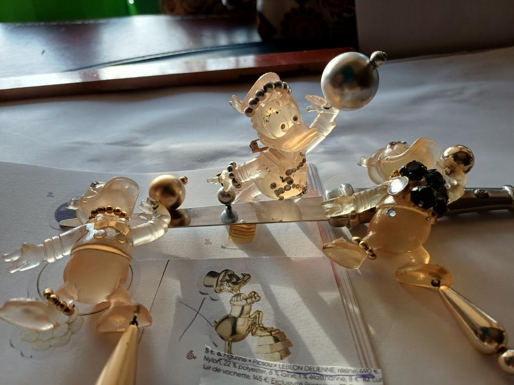 3 ooms DAGOBERT"s  v Disney in résine., Enlèvement ou Envoi