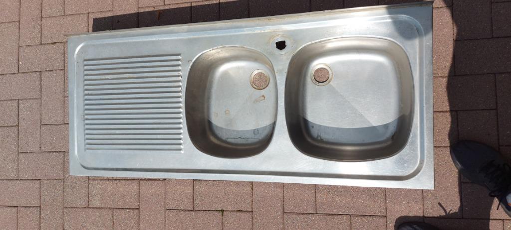 Inox spoelbak, Huis en Inrichting, Ophalen, Gebruikt