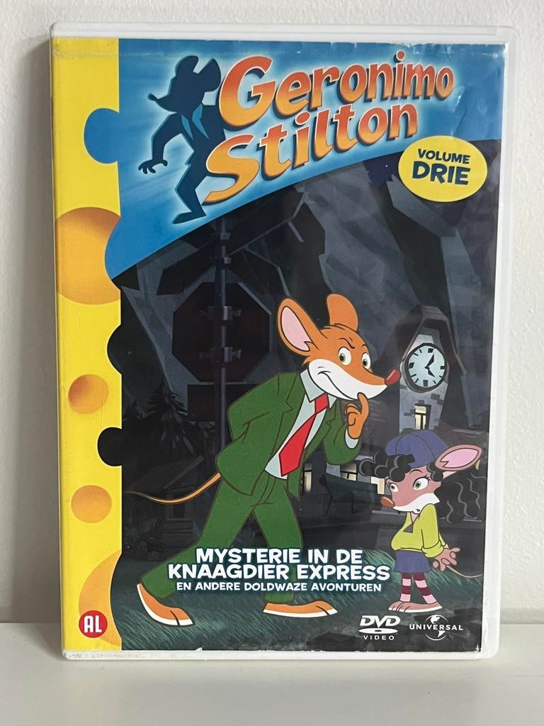 DVD - Geronimo Stilton - Mysterie in de knaagdier express, Cd's en Dvd's, Ophalen of Verzenden, Zo goed als nieuw