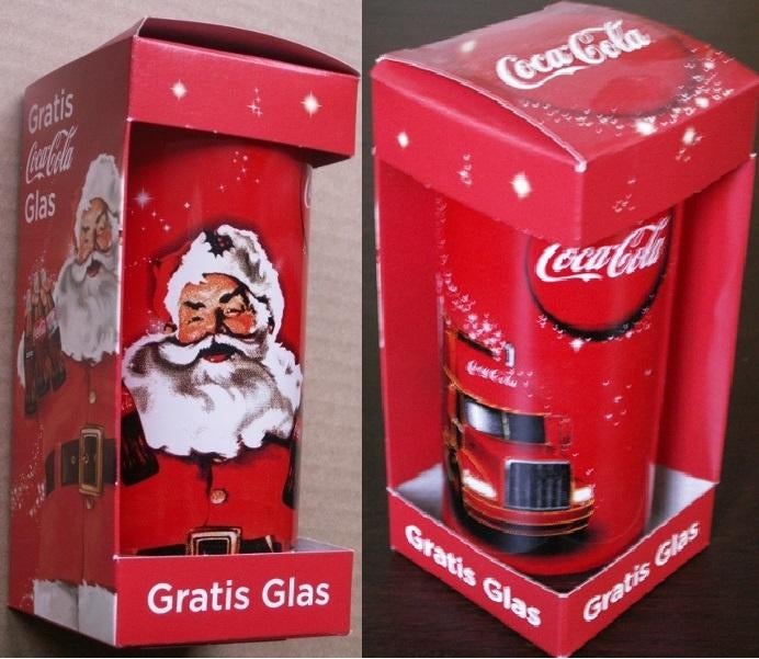 Verre Coca-Cola Noël, voiture de Noël, boîte Coca-Cola, Enlèvement ou Envoi, Neuf