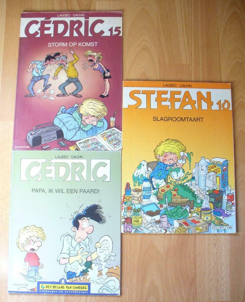 3x CEDRIC STEFAN met extra's CAUVIN LAUDEC ROBBEDOES, Boeken, Stripverhalen, Zo goed als nieuw, Meerdere stripboeken, Ophalen of Verzenden