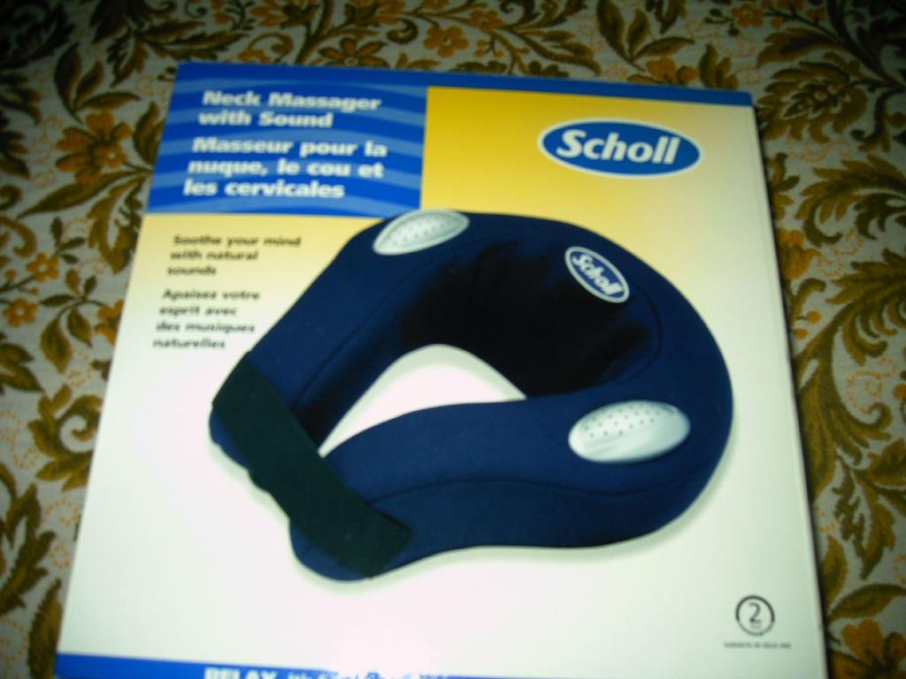 Nek/hals/wervel massagekussen SCHOLL, Ophalen of Verzenden, Nieuw