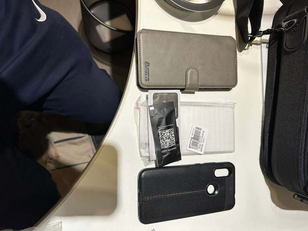 Pochette + étui + verre protection Redmi 7 xiaomi, Neuf, Protection