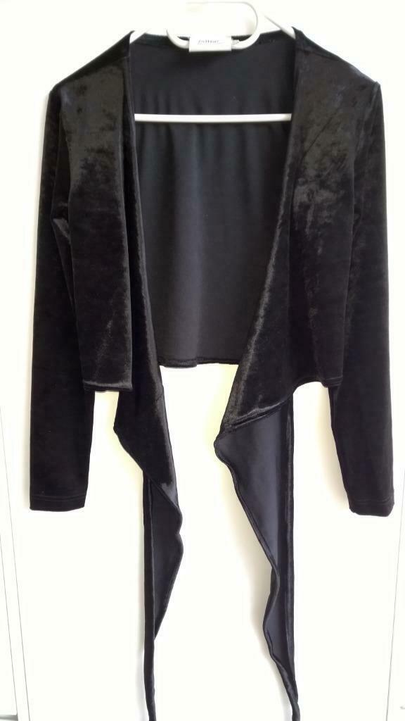 Velour vest met binders  : In Wear, In  wear, Zwart, Ophalen of Verzenden, Zo goed als nieuw