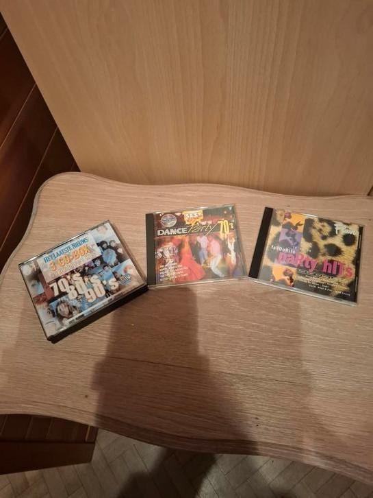 2 cd's + 1 driedubbel cd jaren 70,80 en 90, Enlèvement, Utilisé