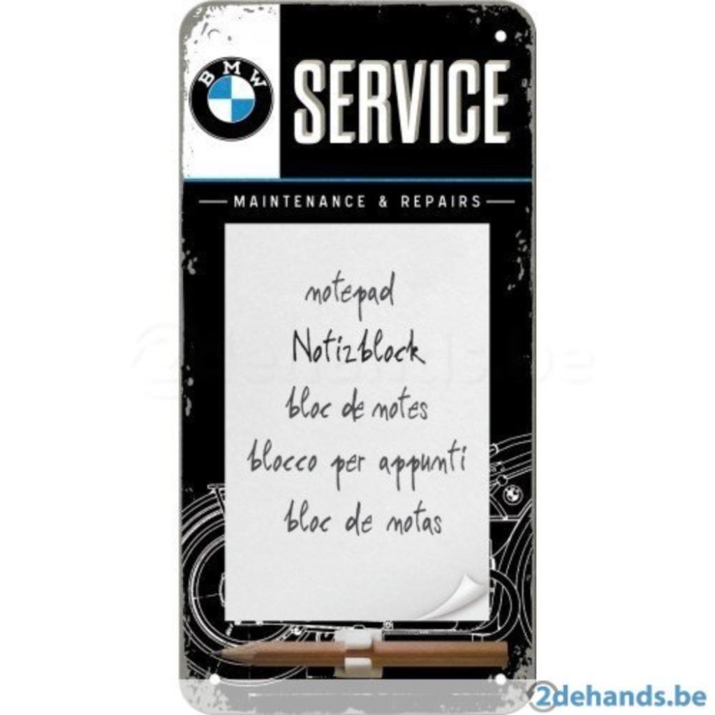 PROMO -50% - Bloc-notes magnétique BMW Service, Motos, Enlèvement ou Envoi, Neuf