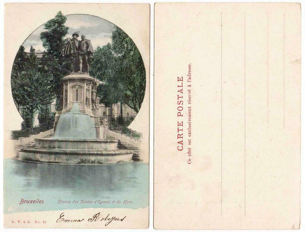 BE_Bruxelles_Bxl_lot 1_8 CPA, Enlèvement ou Envoi, 1920 à 1940, Non affranchie, Bruxelles (Capitale)