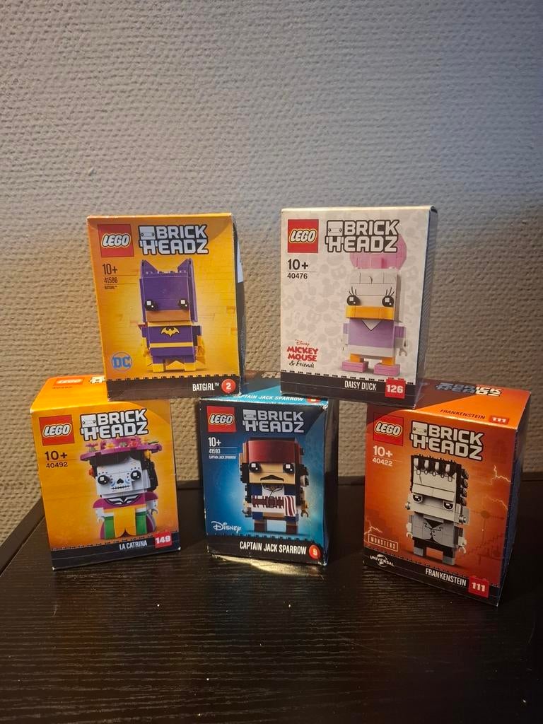 Lego Brick H'eadz sealed en unsealed, Ophalen of Verzenden, Zo goed als nieuw