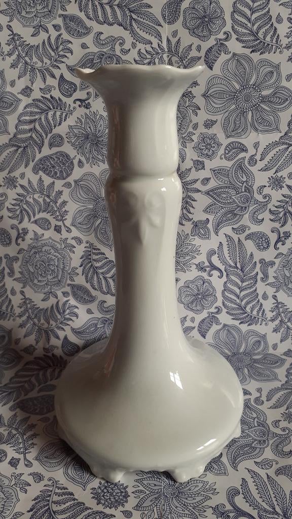 bougeoir en porcelaine blanche de limoges, Antiquités & Art, Enlèvement ou Envoi
