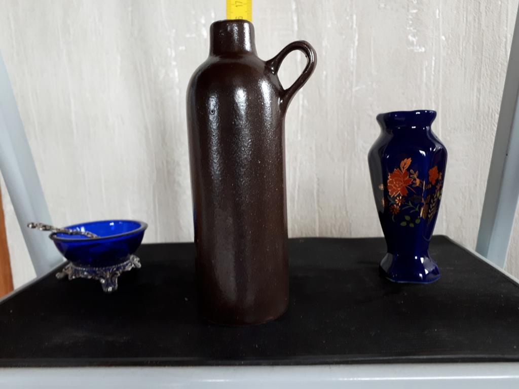 2 kleine vaasjes en een mini schaaltje met lepeltje, Enlèvement ou Envoi, Comme neuf