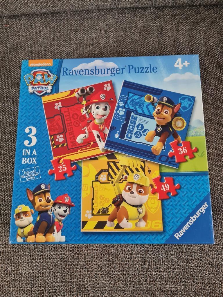 3 puzzels Ravensburger - Paw Patrol / 25 - 36 - 49 stuks, Kinderen en Baby's, Speelgoed | Educatief en Creatief, Ophalen of Verzenden