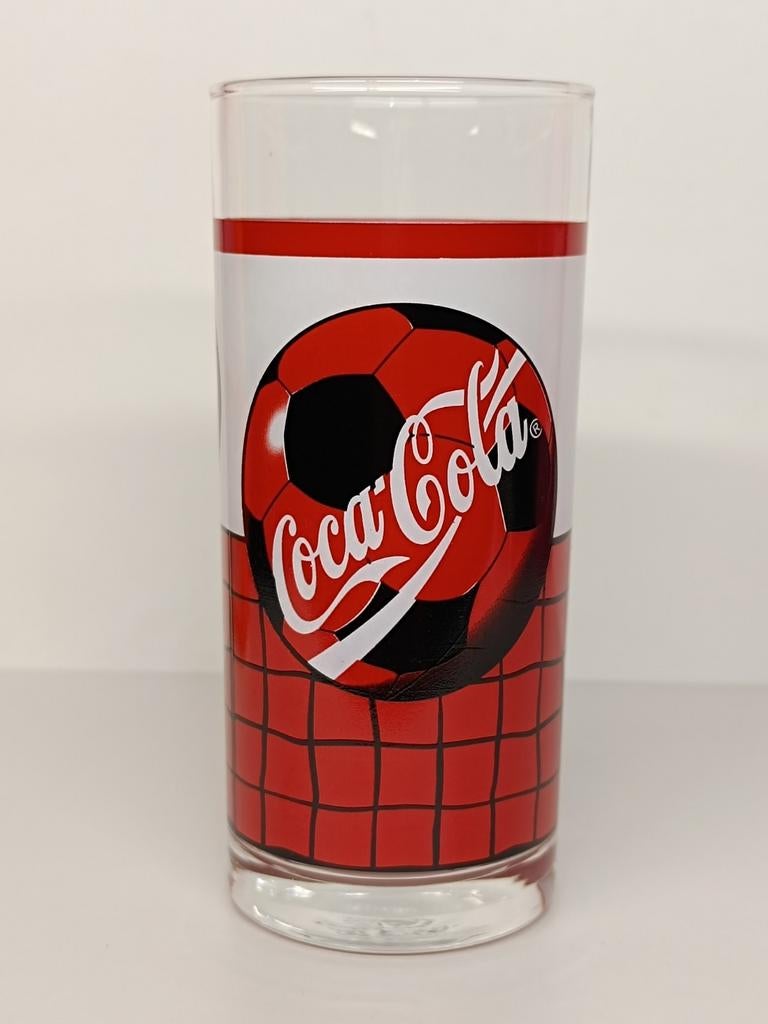 Coca Cola voetbal Retro 1998 glas, Enlèvement ou Envoi, Comme neuf