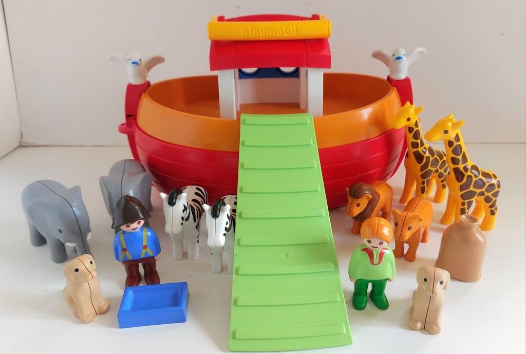 Playmobil  1.2.3  Arche de Noe  Complet avec extra, Enlèvement ou Envoi, Comme neuf