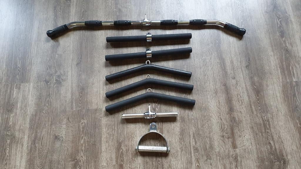 Set accessoires fitness., Sport en Fitness, Fitnessmaterialen, Ophalen, Zo goed als nieuw