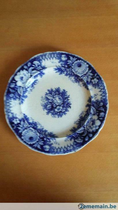 Assiette Boch Frères Jardinière, Antiek en Kunst