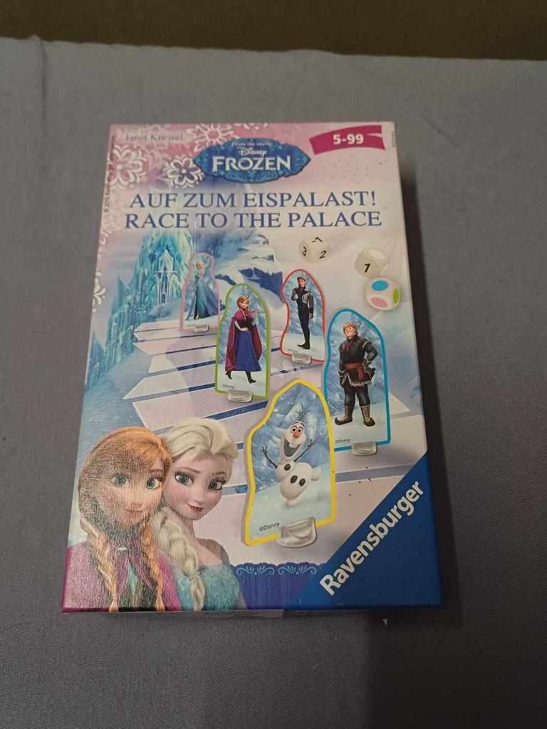 Gezelschapsspelletje Disney Frozen, Ophalen of Verzenden, Overige figuren, Zo goed als nieuw, Overige typen