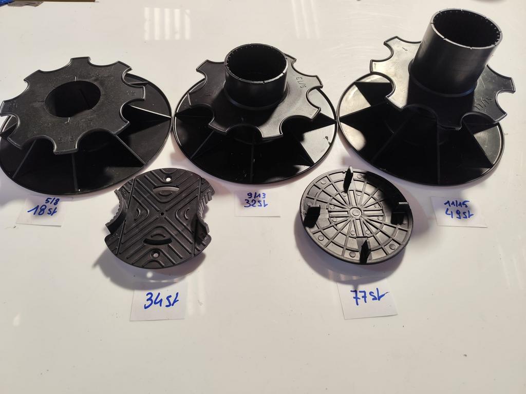 Tegeldragers 153 stuks, Tuin en Terras, Ophalen, Nieuw