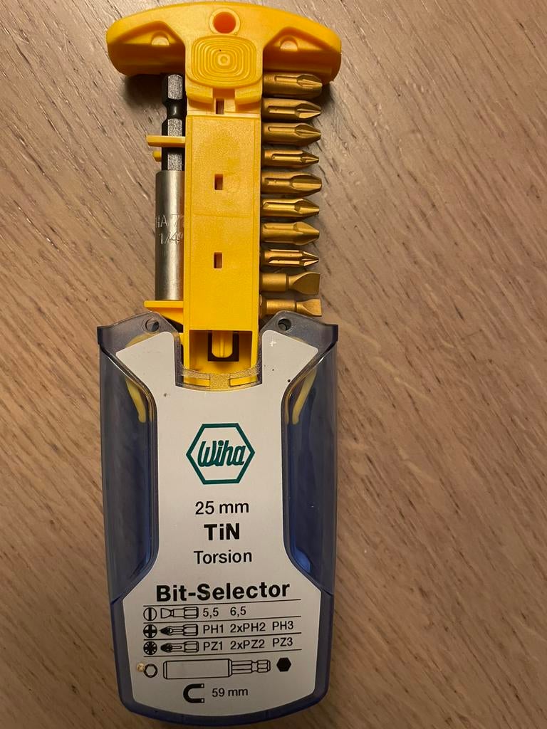 Wiha TiN 11 delige bit-selector, Enlèvement ou Envoi, Neuf