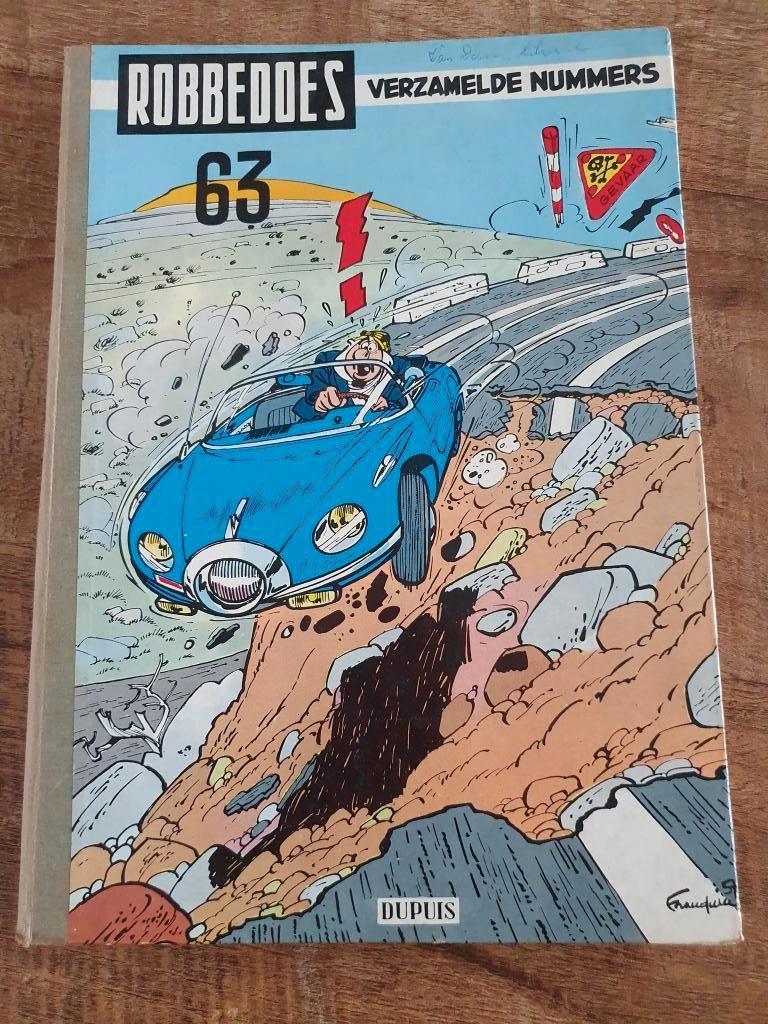 robbedoes verzamelde nummers nr 63 Dupuis jaar 1957 H-C ., Gelezen, Eén stripboek, Ophalen of Verzenden, Dupuis
