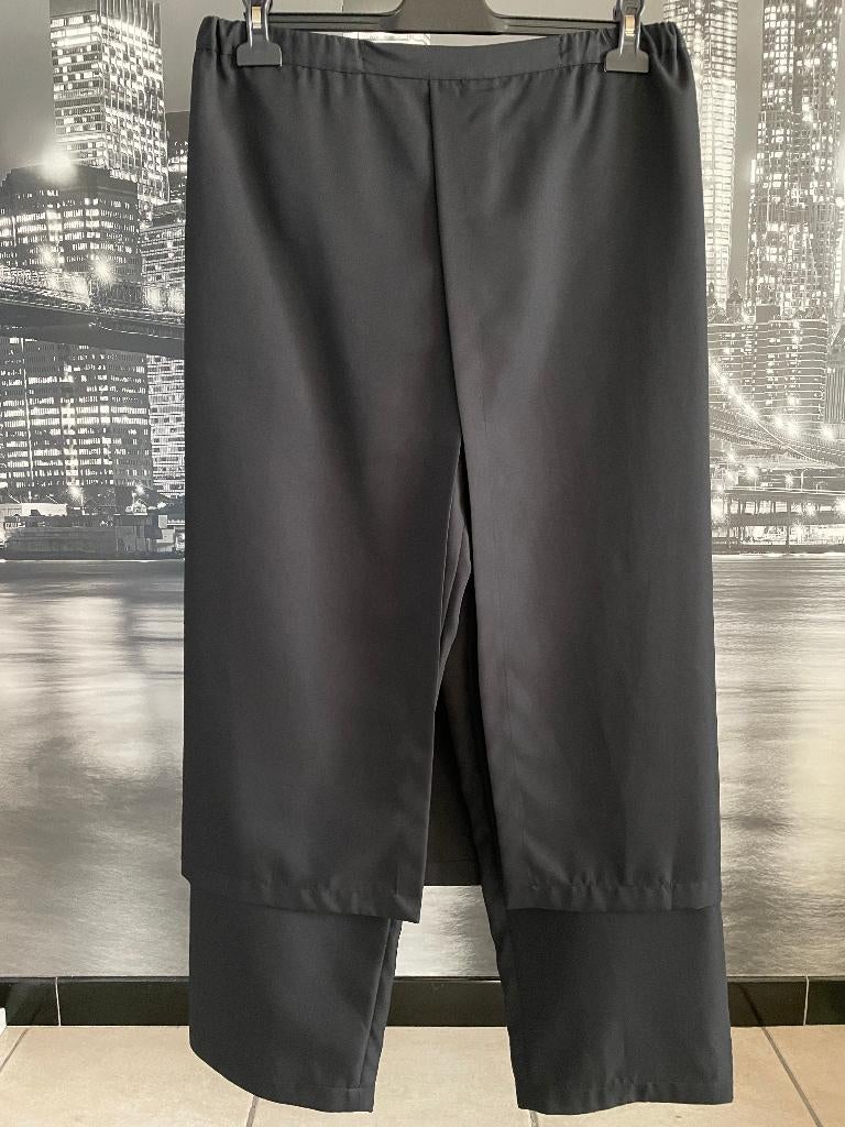 zwarte lange broek Sarah Pacini - Size 42-44, Vêtements | Femmes, Taille 42/44 (L), Sarah Pacini, Comme neuf, Longs